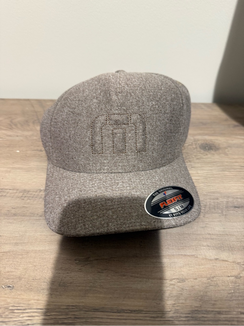 Travis Mathew Heathered Brown Flexfit Hat